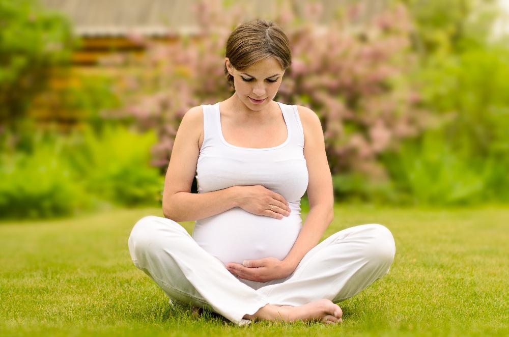 Pregnant woman getting a dental care in White Park Dental
