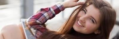 girl smiling with invisalign in concord nh 
